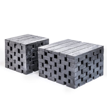 Drewniany stolik kawowy PUZZLE