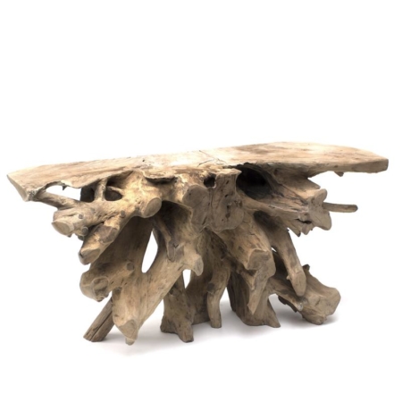 Konsola z drewnianego drzewa ROOT