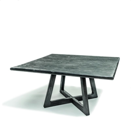 Kwadratowy stół z drewna DENNIS