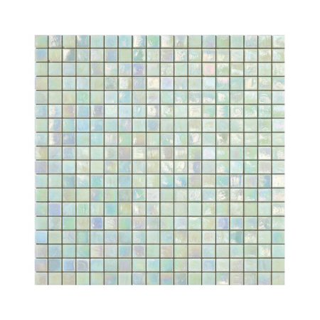 Miętowa mozaika ze szkła z tęczowym refleksem FERN 0