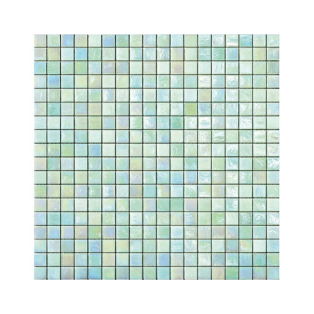 Miętowa mozaika ze szkła z tęczowym refleksem FERN 1