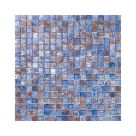 Niebiesko-brązowa mozaika ze szkła INDIA