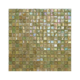 Oliwkowa mozaika ze szkła z tęczowym refleksem 144 PEACH