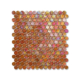 Pomarańczowa mozaika ze szkła z tęczowym refleksem BARRELS 203 JUTE