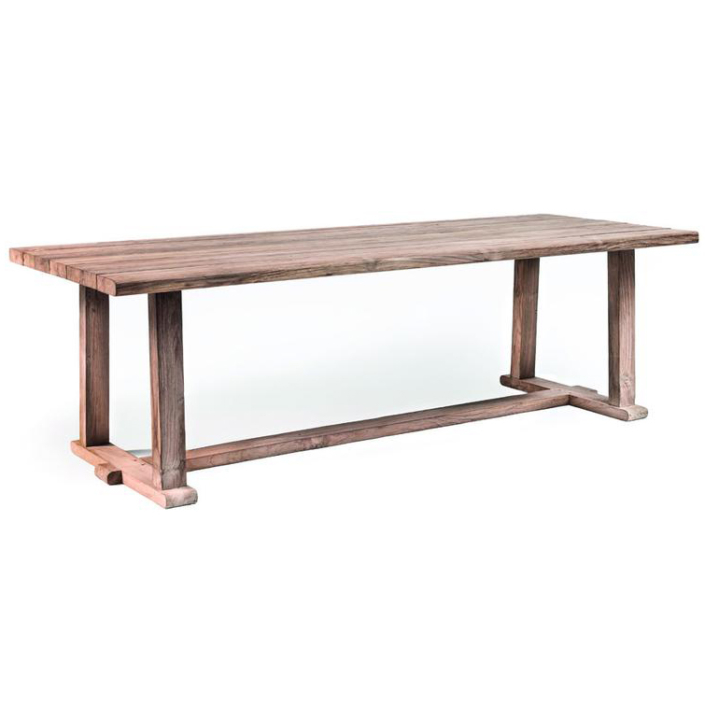 Prostokątny stół ogrodowy z drewna JOSSE