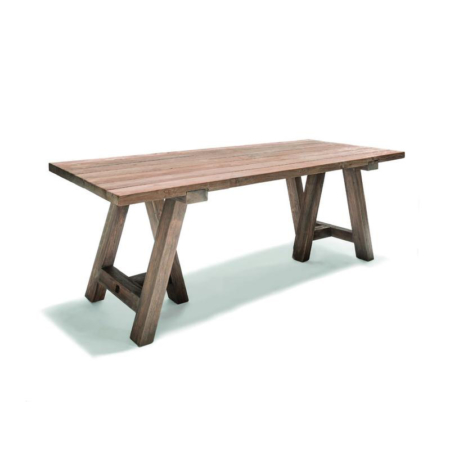 Prostokątny stół zewnętrzny z drewna SHRAGI