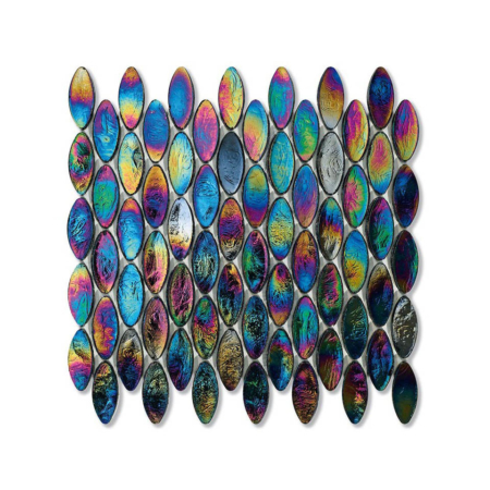 Tęczowa mozaika ze szkła DOMES 246 VELVET