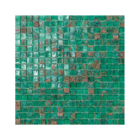 Zielona mozaika ze szkła MALDIVE