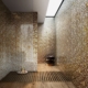Złocista mozaika w saunie