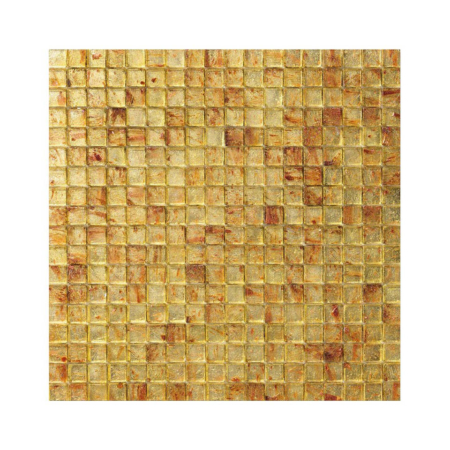 Żółto-brązowa mozaika ze szkła ELDORADO