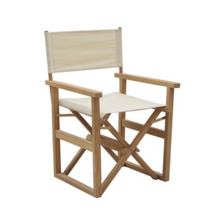 Krzesło reżyserskie ogrodowe White Sand