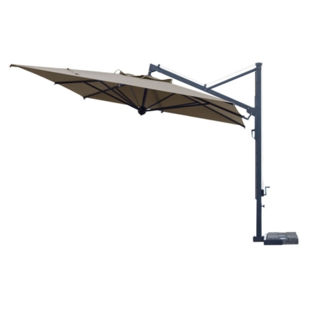 Kwadratowy składany parasol ogrodowy aluminium 300cm Lei Ombrelloni