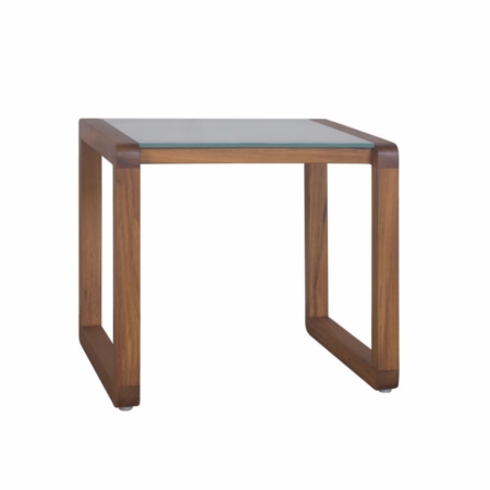 Kwadratowy stolik pomocniczy zewnętrzny Dual