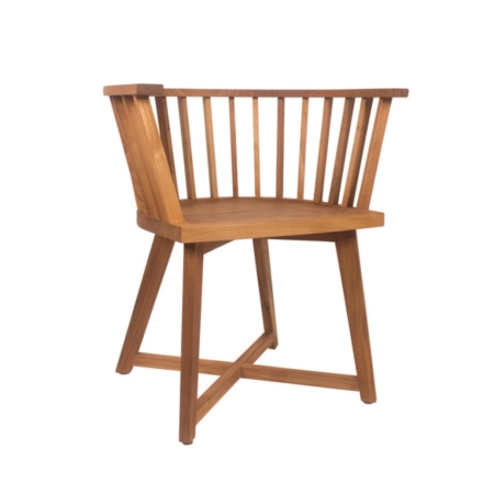 Ogrodowe krzesło jadalne z podłokietnikami Remix