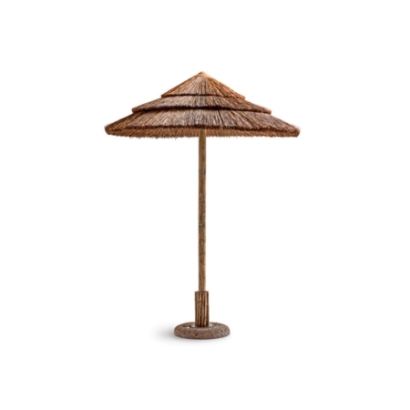 Okrągły parasol plażowy drewniany 200cm Exotic Ombrelloni