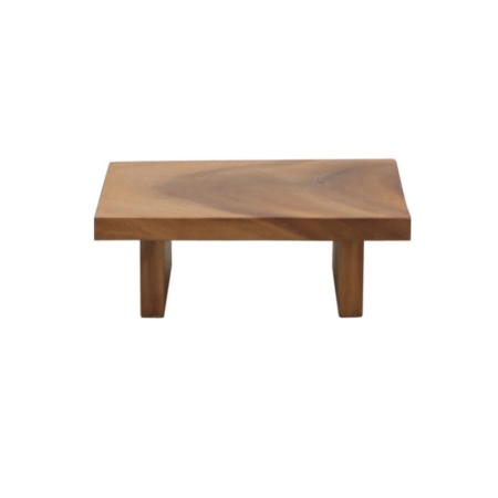 Prostkątny stolik kawowy z drewna zewnętrzny Suar