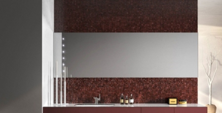 Dekoracyjne lustro łazienkowe z podświetleniem LED