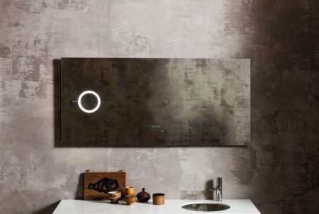 Prostokątne lustro łazienkowe z podświetleniem Oblo