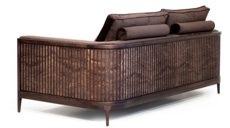 Brązowa sofa w nowojorskim stylu Manhattan