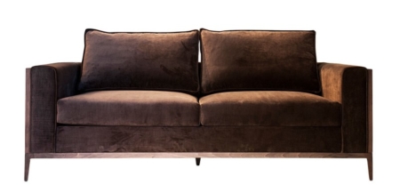 Brązowa sofa w nowojorskim stylu Manhattan
