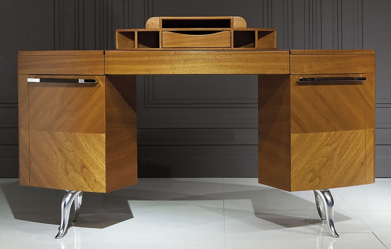 Designerskie biurko z drewna Next 2 Designerskie biurko z drewna Next