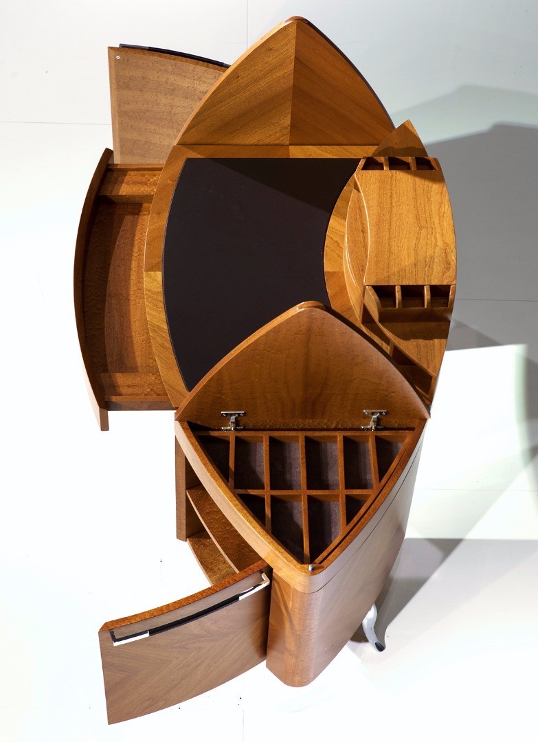 Designerskie biurko z drewna Next 4 Designerskie biurko z drewna Next