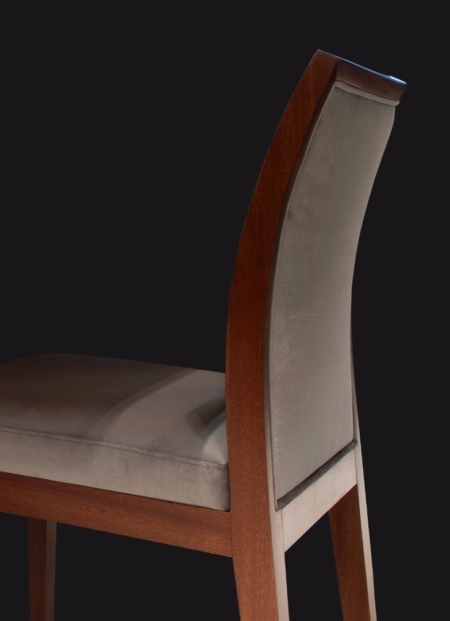 Eleganckie krzesło tapicerowane Rosa