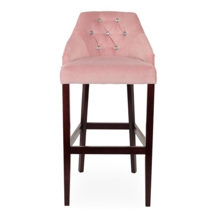 Krzesło barowe w stylu glamour