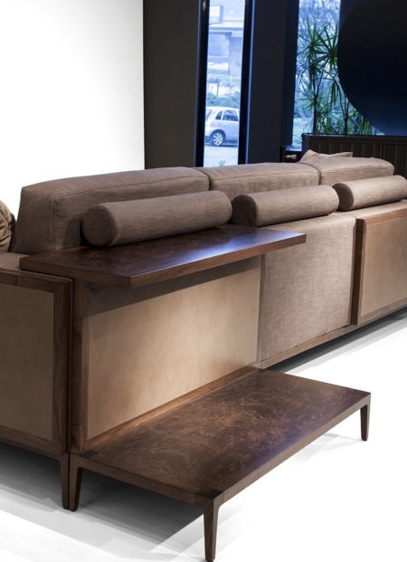 Narożna sofa z systemem półek Torino