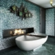 Dekoracyjna mozaika w łazience