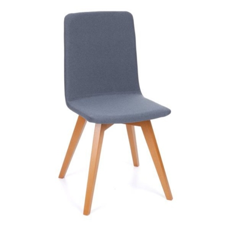 Nowoczesne krzesło ze sklejki i tapicerki