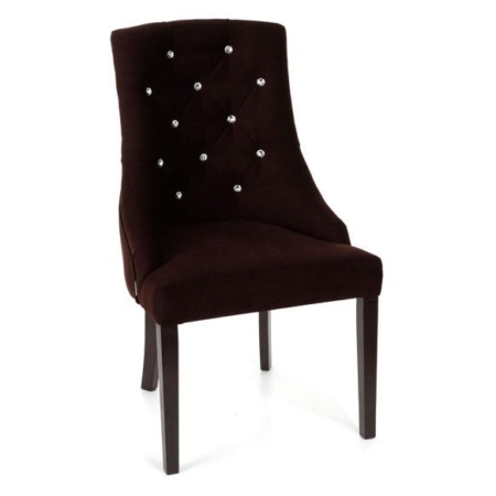 Tapicerowane krzesło glamour