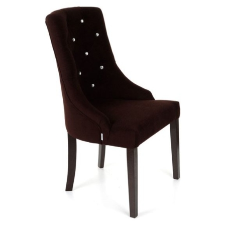 Tapicerowane krzesło glamour