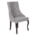 Tapicerowane krzesło modern classic z pikowanym oparciem