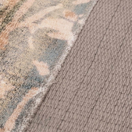 Beżowy eklektyczny dywan ręcznie tkany Blush