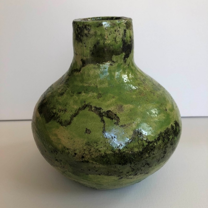 Ceramiczny zielony wazon wypalany rękodzieło Ginko Design Ceramiczny zielony wazon wypalany rękodzieło Ginko Design