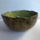 Zielono-brązowa miska Wabi Sabi ceramika