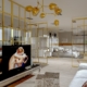 Złoto w nowoczesnym apartamencie - loft