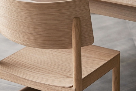 Drewniane krzesło sztaplowane Tune 11 Bolia