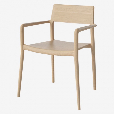 Drewniane krzesło z podłokietnikami Chicago 5 Bolia