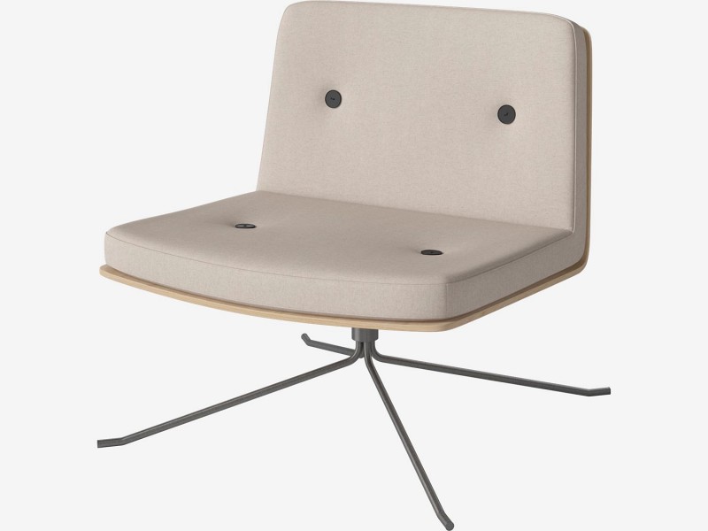 Fotel bez podłokietników Bullet 3 Bolia Fotel bez podłokietników Bullet 3 Bolia