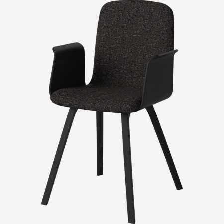 Krzesło tapicerowane z podłokietnikami Palm 10 Bolia