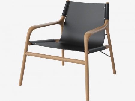 MInimalistyczny fotel z drewnianym stolarzem Soul 3 Bolia