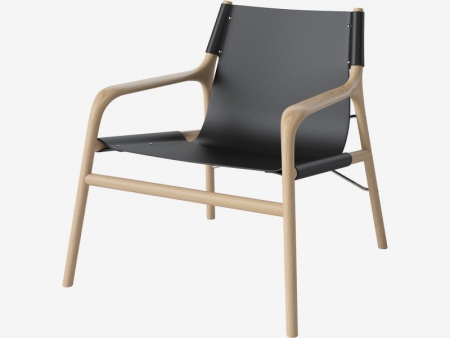 MInimalistyczny fotel z drewnianym stolarzem Soul 4 Bolia