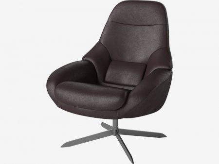 Obrotowy fotel tapicerowany Saga 15 Bolia