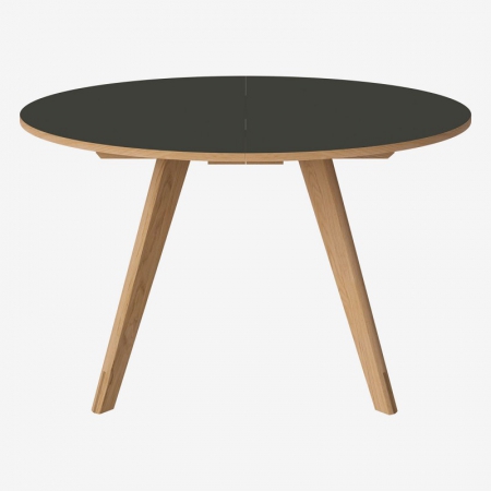 Okrągły stół z drewna z barwionym blatem New Mood Bolia