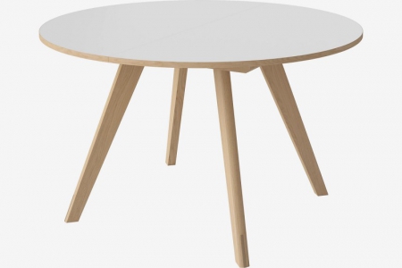 Okrągły stół z drewna z barwionym blatem New Mood 6 Bolia