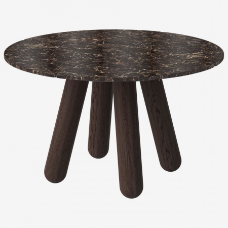 Okrągły stół z marmurowym blatem Balance Bolia