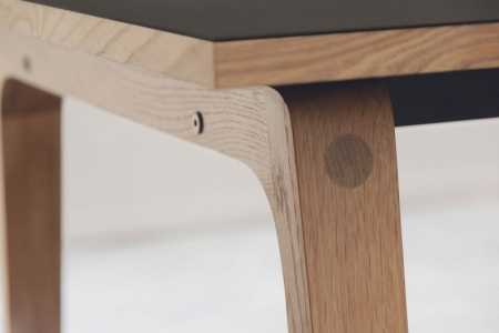 Prostokątny stół z drewna Filur 5 Bolia