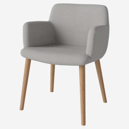 Tapicerowane krzesło z podłokietnikami C3 15 Bolia